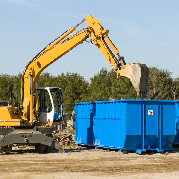 can i choose the location where the residential dumpster will be placed in Des Peres Missouri